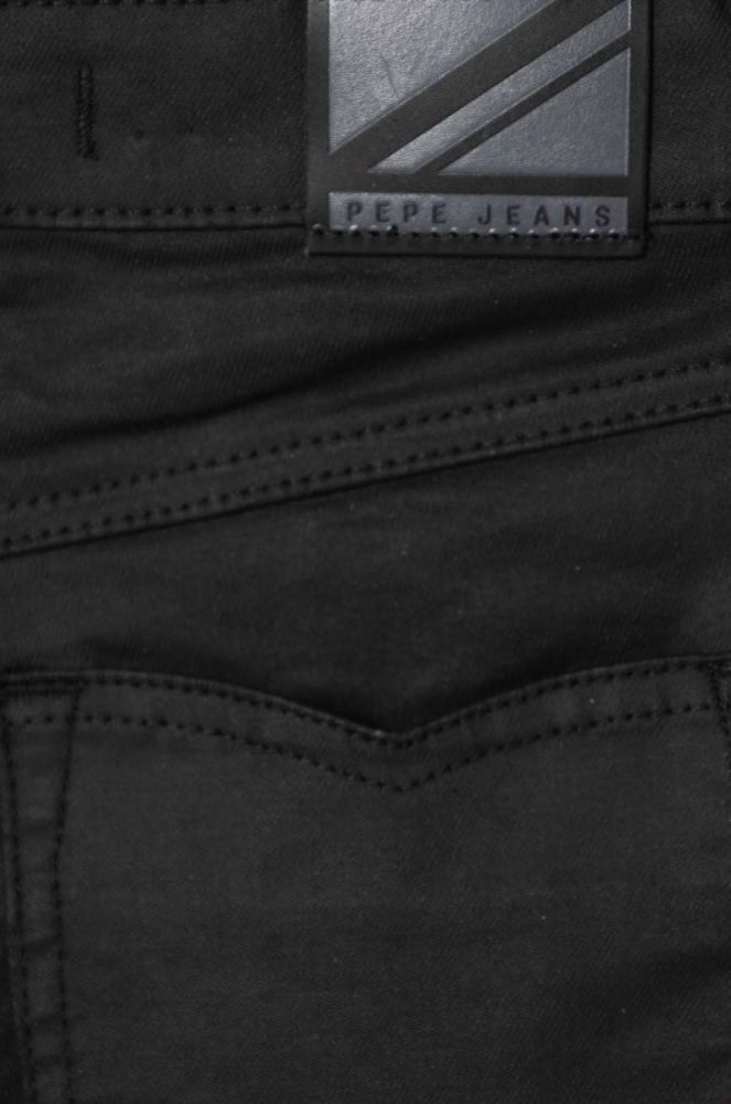Дитячі штани Pepe Jeans колір чорний однотонні фото 3