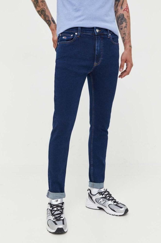 Джинси Tommy Jeans Simon чоловічі колір темно-синій (3331675)