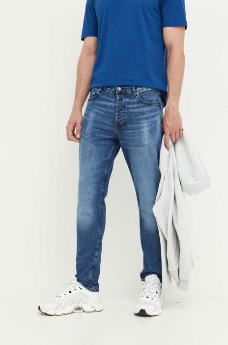 Джинси HUGO 634 чоловічі колір блакитний