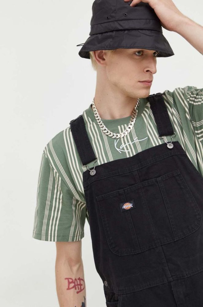 Джинсовий комбінезон Dickies колір чорний фото 5