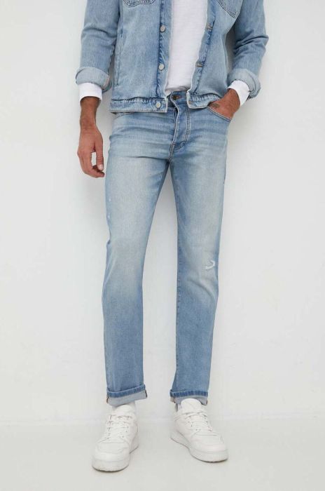Джинси United Colors of Benetton Mark чоловічі колір блакитний (3412686)