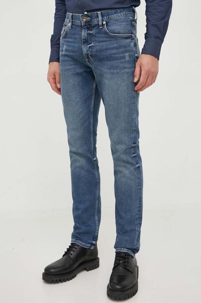 Джинси Tommy Hilfiger DENTON чоловічі колір блакитний (3561304)