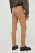 Штани BOSS чоловічі колір бежевий облягаюче (3633333)