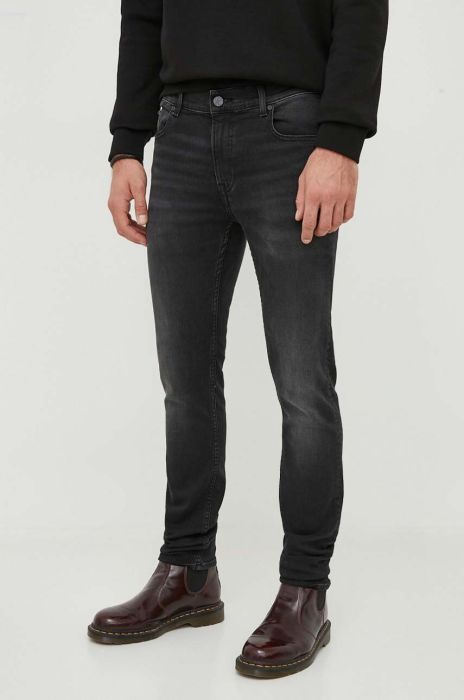 Джинси Karl Lagerfeld чоловічі колір чорний (3606056)