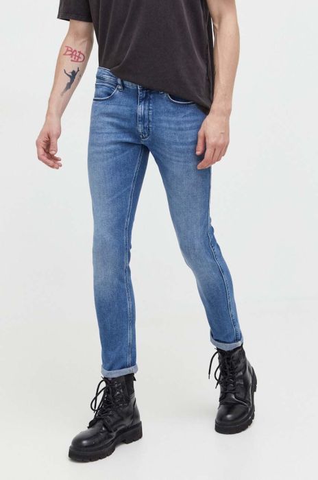 Джинси HUGO чоловічі колір блакитний (3564564)