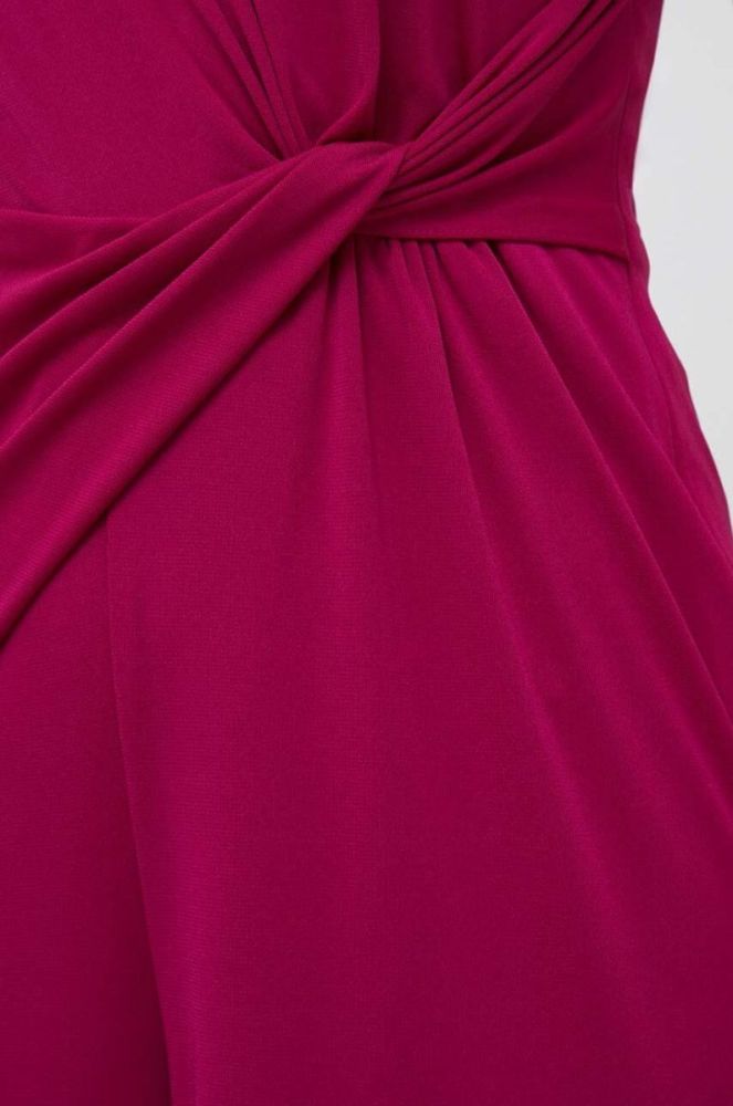 Комбінезон Lauren Ralph Lauren колір рожевий овальне декольте фото 7