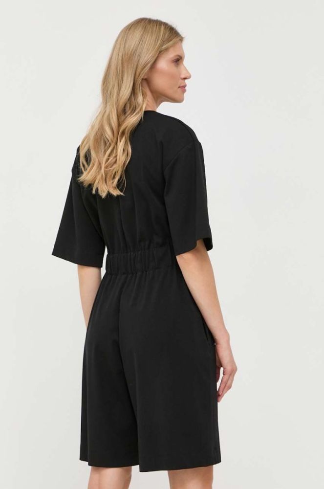 Комбінезон Weekend Max Mara колір чорний декольте трикутник фото 3
