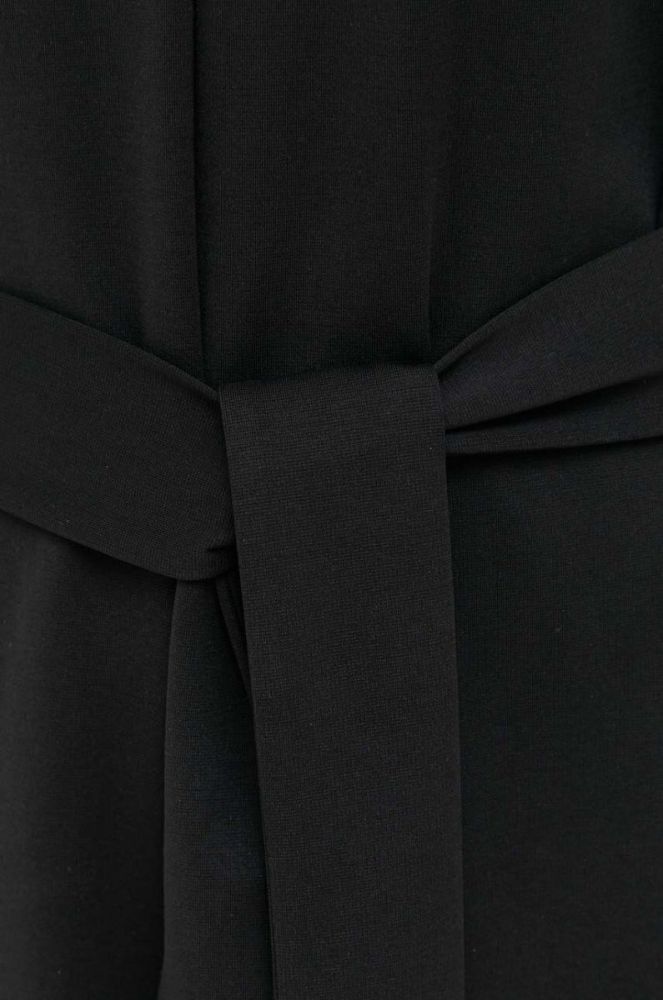 Комбінезон Weekend Max Mara колір чорний декольте трикутник фото 5