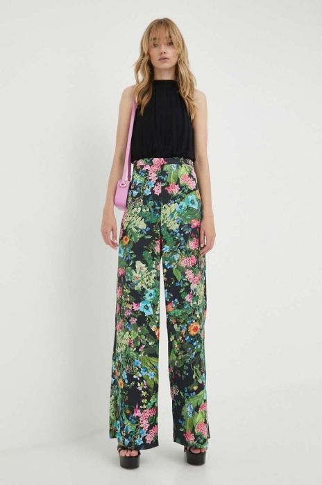 Комбінезон MAX&Co. овальне декольте колір барвистий