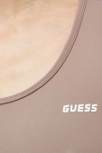 Комбінезон Guess колір коричневий овальне декольте