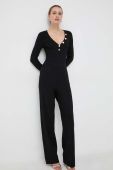 Комбінезон Morgan колір чорний декольте трикутник (3657518)