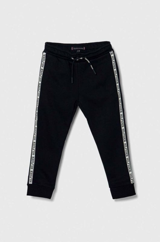 Дитячі спортивні штани Tommy Hilfiger колір синій з аплікацією (3369948)