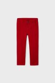 Дитячі штани Mayoral колір червоний однотонні (3438516)