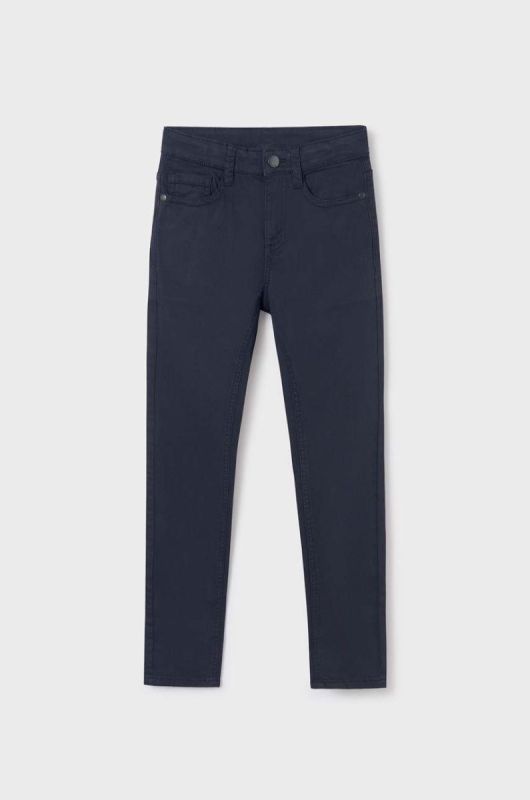 Дитячі штани Mayoral slim fit колір синій однотонні (3433475)