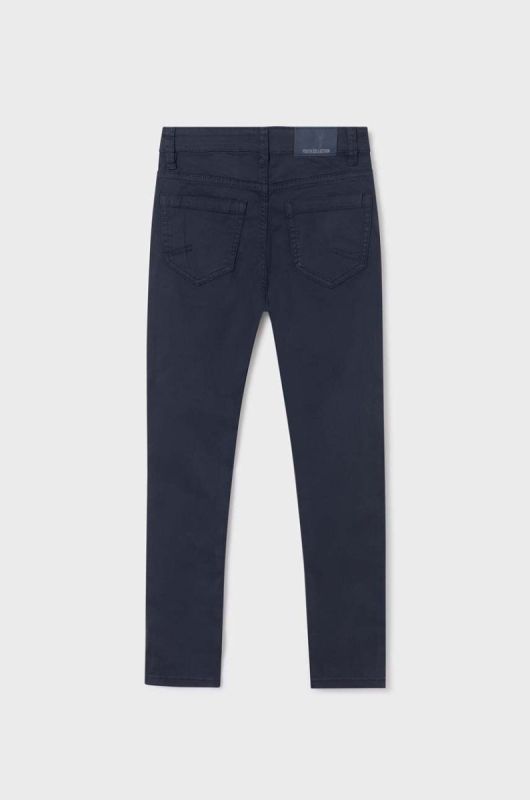 Дитячі штани Mayoral slim fit колір синій однотонні (3433475) фото 2