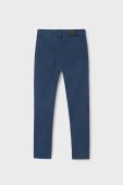 Дитячі штани Mayoral slim fit однотонні колір блакитний (3433403)