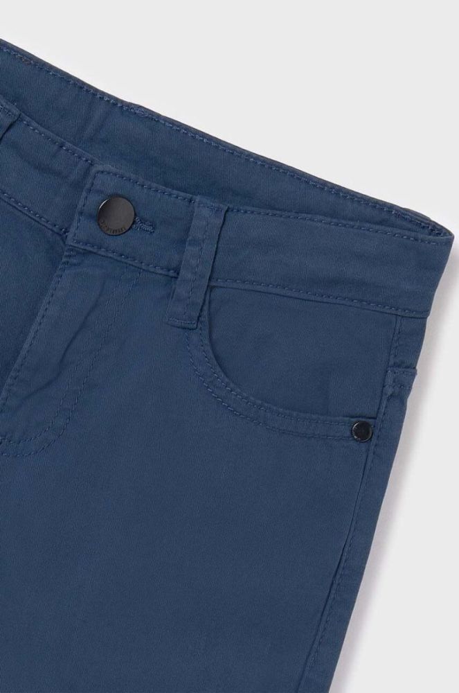 Дитячі штани Mayoral slim fit однотонні колір блакитний (3433403) фото 2