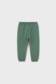 Дитячі спортивні штани Mayoral колір зелений однотонні (3438639)