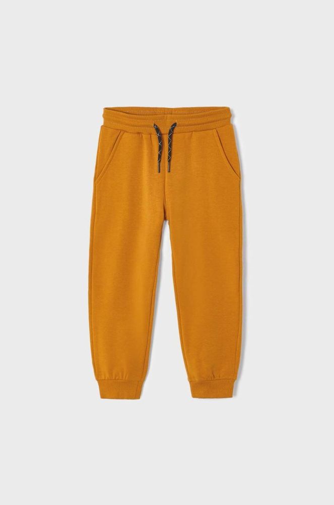 Дитячі спортивні штани Mayoral колір помаранчевий однотонні (3438742)