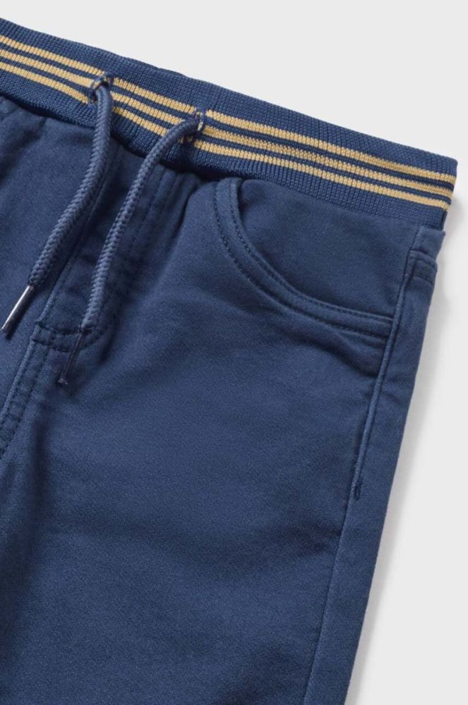 Дитячі спортивні штани Mayoral jogger колір синій однотонні фото 3