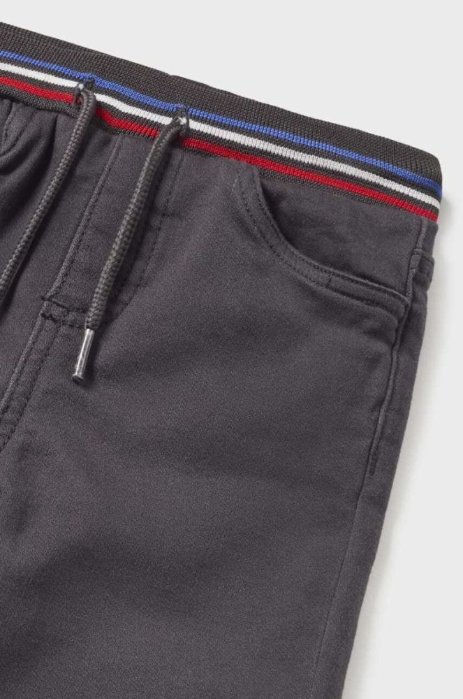 Дитячі спортивні штани Mayoral jogger колір сірий однотонні фото 4