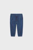 Дитячі бавовняні штанці Mayoral колір синій візерунок