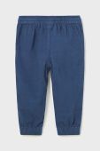 Дитячі бавовняні штанці Mayoral колір синій візерунок