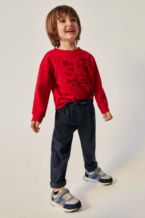 Дитячі штани Mayoral колір зелений однотонні (3467439)