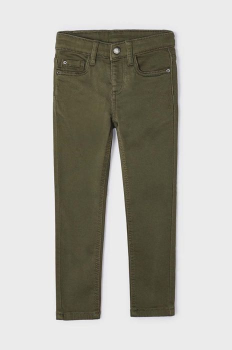 Дитячі штани Mayoral колір зелений однотонні (3501110) Дитячі штани Mayoral колір зелений однотонні (3501110)