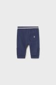 Дитячі спортивні штани Mayoral Newborn колір синій візерунок