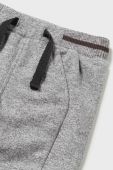 Дитячі спортивні штани Mayoral Newborn колір сірий візерунок