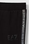 Дитячі спортивні штани EA7 Emporio Armani колір чорний з принтом (3447130)