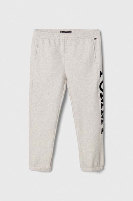 Дитячі спортивні штани Tommy Hilfiger колір сірий з принтом (3447135)