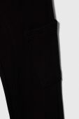 Штани United Colors of Benetton колір чорний однотонні (3389400)