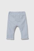 Штани для немовлят United Colors of Benetton однотонні колір блакитний (3389414)