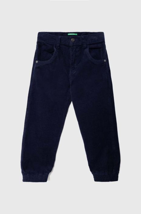 Дитячі штани United Colors of Benetton колір синій однотонні (3467467)