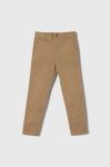 Дитячі штани United Colors of Benetton колір коричневий однотонні (3463219) Дитячі штани United Colors of Benetton колір коричневий однотонні (3463219)