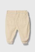 Дитячі вельветові штани United Colors of Benetton колір бежевий однотонні (3651416)