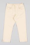 Дитячі штани zippy колір бежевий однотонні Дитячі штани zippy колір бежевий однотонні
