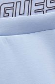 Спортивні штани Guess однотонні колір блакитний
