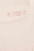 Спортивні штани Guess колір бежевий однотонні (3463237)