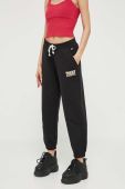 Бавовняні спортивні штани Tommy Jeans колір чорний однотонні (3325309)