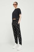 Бавовняні спортивні штани HUGO колір чорний візерунок (3369994)