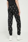 Бавовняні спортивні штани HUGO колір чорний візерунок (3369994)