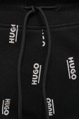 Бавовняні спортивні штани HUGO колір чорний візерунок (3369994)