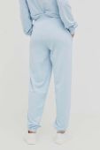 Штани лаунж HUGO однотонні колір блакитний (3381768)