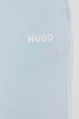 Штани лаунж HUGO однотонні колір блакитний (3381768)