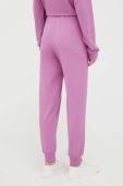 Штани лаунж HUGO колір фіолетовий однотонні
