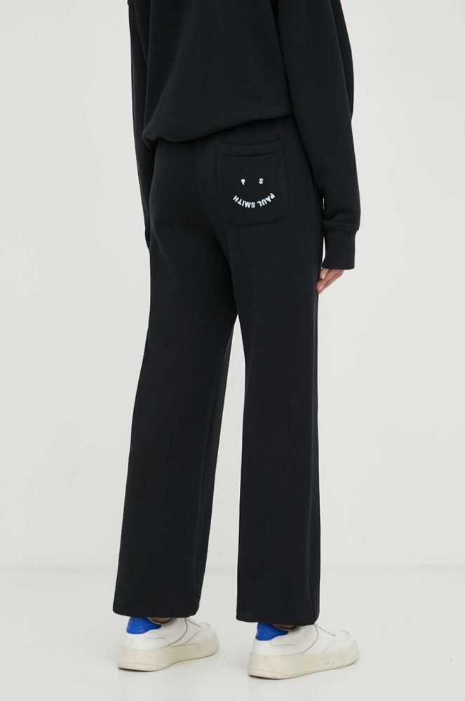Спортивні штани PS Paul Smith колір чорний з аплікацією