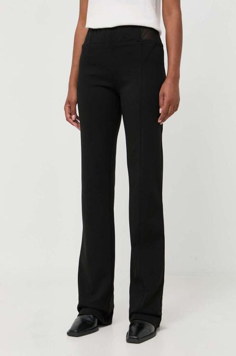 Штани Pinko жіночі колір чорний пряме висока посадка (3529175)